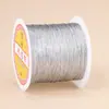 Nuevo rollo pequeño de hilo dorado y plateado para tejido DIY hecho a mano, bordado, pulsera, cuerda de mano, ensartado de cuentas y accesorios de joyería