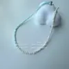 Colar com Pingente de Peixe Azul Estilo Oceano Corrente de Clavícula Empilhada com Conchas Camada Dupla Colar Elegante Estilo Curativo Pequeno Fresco