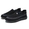 Mocasines Slip-On Transfronterizos para Hombre, Primavera y Otoño, Estilo Simple, Ligeros, Suela Blanda, Zapatos Casuales Cómodos, Zapatos de Tejido Transpirable Fly-Knit