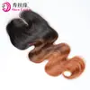 Fábrica Xuchang Atacado Perucas de Cabelo Humano Real Três Cores 1B/4/30 Onda Corporal Cabelo Humano Virgem
