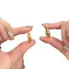 Celebridad de Internet de TikTok Pendientes Clásicos Explosivos de Letra Diseño de Nicho Estilo Frío Ins Lujo Ligero Pendientes con Sentido Avanzado Pendientes