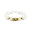 Pulsera de Cristal de Ágata de Color Imitación Pixiu para Mujeres Pulsera de Transferencia de Fortuna de Nicho Joyería al por Mayor de Pequeños Productos de Yiwu