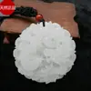 Puesto de jade al por mayor Colgante Chengxiang de Dragón y Fénix de Jade Blanco Afgano para hombre y mujer Colgante de jade de Dragón y Fénix