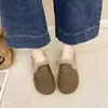 Novedad Invierno 2026 Mocasines con Forro de Terciopelo para Mujer, Suela Suave, Parte Superior Suave, Sin Cordones, Zapatos Cálidos de Algodón para Nieve para Mujer