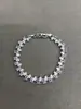 Pulseira de Cubos de Açúcar Irregulares Coloridos Arco-Íris Estilo Vogu Luxuoso - Joia Elegante e Estilosa