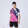 Roupa de Badminton de Verão com Estampa Traje Feminino Masculino e Feminino Impressão de Time Esportivo Roupa de Time Roupa de Tênis de Mesa Roupa de Tênis com Estampa