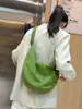 Bolso de Lona Único con Bloques de Color para Mujer, Bolso Informal tipo Dumpling para Hombro, Bolso para Labiales, Bolsa Deportiva para Gimnasio, Bolso de Hombro, Bolso Cruzado