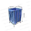 Carrito de Salón de Belleza, Carrito de Maquillaje, Carrito Espesado para Cuidado Matutino, Carrito de Basura Hospitalario, Carrito de Desechos de Acero Inoxidable 304