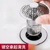 Filtro de pia de banheiro doméstico com núcleo pop-up, ralo tipo push anti-entupimento de cabelo para banheiro