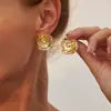 Joyería Transfronteriza Europea y Americana, Pendientes Exagerados de Estrella para Fiesta Temática del Océano, Pendientes Metálicos Personalizados de Estrella de Mar para Playa de Vacaciones