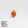 Placa Dorada Dorada Quemada Azul Cloisonné Serie Calabaza Accesorios para Platos Pulsera de Cuerda Roja Accesorios Colgantes Este Año de Vida