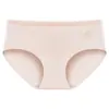 Algodón Puro Antibacteriano Verano Delgadas Tiro Medio Sin Costuras Algodón Suave Transpirables Lindas Icono del Tiempo para Niñas Ropa Interior