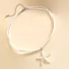 Collar con Colgante de Estrella de Mar Bohemio Europeo y Americano Transfronterizo Accesorios para Vacaciones en la Playa y la Costa Cadena para Clavícula de Mujer con Forma de Estrella