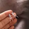 Colección 1 Pinza de Oreja para Espiral de Mosquito Pendientes Vintage de Gama Alta para Mujer sin Perforación, Elegantes Pinzas de Oreja de Circonia