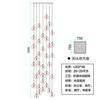Lámpara de escalera minimalista moderna, lámpara de araña larga, edificio dúplex, sala de estar, villa, personalidad creativa, lámpara de araña de cristal giratoria nórdica