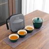 Juego de té de viaje portátil para regalos de negocios, tetera para exteriores, tres tazas, taza rápida, venta al por mayor de fabricantes de automóviles