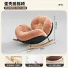 Mecedora Reclinable Cáscara de Huevo Adulto Puede Dormir Balcón Silla de Ocio para el Hogar Sillón Individual Sala de Estar Sofá Perezoso