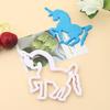 Molde de Corte Estampado de Unicornio de Dibujos Animados DIY Molde Artificial para Hornear Pastel Galleta Fondant Molde Decorativo
