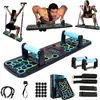 Tabla de flexiones multifuncional para el hogar para hombres y mujeres, nueva para entrenamiento de músculos del pecho, abdominales y dorsales, plegable
