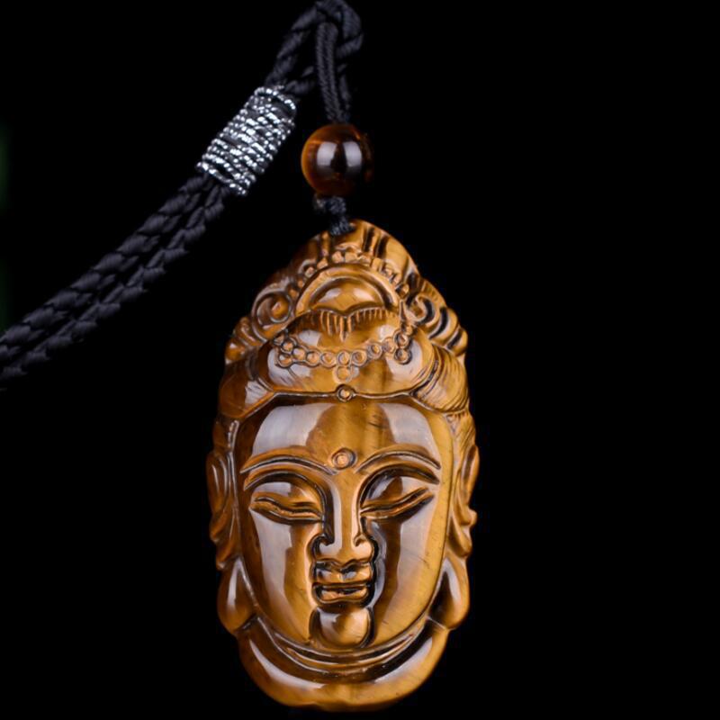 智贝详情图_22厂家金黄色虎眼石如意钱袋子吊坠男女款玉石知足