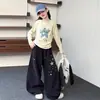 Conjunto de Ropa de Otoño para Niñas 2026 Nuevo Camiseta Básica de Manga Larga de Primavera y Otoño para Niñas, Pantalones de Guadaña Holgados para Niñas Mayores