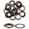Juego de ojales transfronterizos para equipaje de lona transpirable con remache hueco y hebilla para bolso. Ojal redondo metálico disponible.