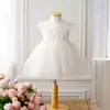 Vestido Infantil Vestido de Princesa Vestido de Dama de Boda Vestido de Niña Estilo Verano 2026 Atuendo de Cumpleaños para Bebé