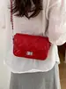 Yuezhi 2026 Verão Nova Bolsa Pequena de Corrente Estilo Chanel para Mulheres, Bolsa de Ombro Texturizada de Alta Qualidade, Bolsa Transversal Matelassê