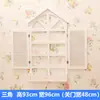 Acessórios para casa estilo mediterrâneo janela falsa estilo europeu janela falsa pendurada na parede pastoral caixa de medidor decoração de parede decoração de parede