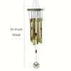 Explosiones transfronterizas carillón de viento de metal clásico retro de seis tubos alto sentido tubo de aluminio metal decoración colgante decoración del hogar carillón de viento