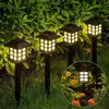 5 Luces Solares Nuevas para Exteriores para Uso Doméstico, Luces de Jardín, Paisajismo de Patios Pequeños, Iluminación Ambiental, Luces de Pilar, Luces para Césped