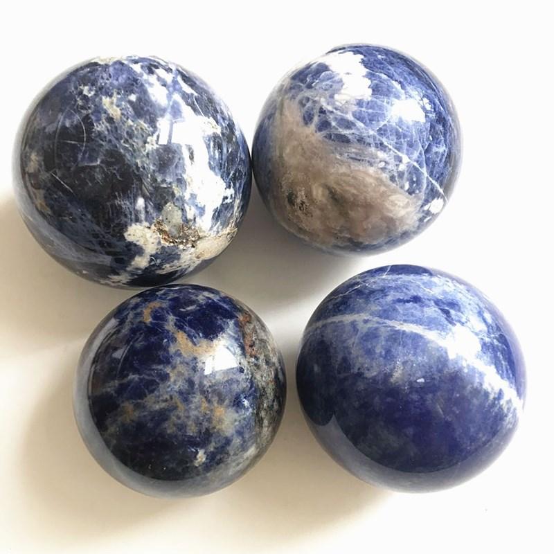 Sodalite ball quartz crystal s