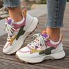 Zapatos de papá de suela gruesa para mujer, novedad de verano 2024, zapatos retro coloridos de Forrest Gump, zapatos de plataforma, zapatos deportivos casuales