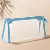 Bolsa de Lápices Transparente, Bolsa de Papelería Especial para Exámenes, Bolsa de Papelería Especial para Estudiantes de Primaria, Estuche Sencillo, Bolsa de Lápices, Bolsa de Almacenamiento