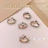 Accesorios para Uñas Maillard Apilados con Pedrería, Estilo Nuevo Otoño e Invierno, Pedrería de Forma Irregular, Pedrería Famosa en Internet para Uñas, Fabricante de Pedrería para Decoración de Uñas de Cristal