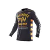 Fasthouse Nueva Ropa de Descenso Transpirable de Manga Larga Ropa para Motocicleta Todoterreno Ropa para Motocicleta Ropa para Ciclismo Camiseta de Secado Rápido para Hombre