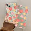 Novo Produto de Primavera Rosa Vermelha Adequado para Iphone16 Estilo Pequeno Fresco Capa de Celular 17Pro Capa Protetora Transparente de Cobertura Total