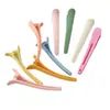 Pinza de pico de pato sin costuras clip grande para salón de peluquería adorno para la cabeza pasador para la parte posterior de la cabeza pasador para flequillo de maquillaje pasador femenino