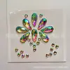 Superficie de Malla de Gota de Agua Rhinestones de Resina Color AB Rhinestones de Resina Color AB Rhinestones Redondos Iridiscentes Rhinestones Adhesivos