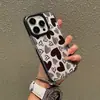 Comercio Exterior Más Vendido Funda de Teléfono de Alta Gama Marrón en Forma de Corazón para iPhone 16, Funda Protectora Transparente Anti-Caídas de Cobertura Total para Apple 17