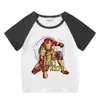 Ropa Nueva para Niños, Camisetas de Manga Corta de Verano para Niños, Camisetas Interiores Raglán para Niños y Niñas, Camisetas de Manga Media para Bebés, Tops para Niños