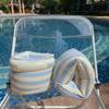 Manga de Agua Gruesa de PVC de Doble Capa Brazo Impreso Anillo de Bolsa de Aire Fabricante de Fuente Cilindro Retro Inflable Seguro y Ecológico