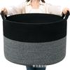 Cesta extra grande de corda de algodão, cesta de roupa suja, cesta de armazenamento de brinquedos, cesta de armazenamento para casa, cesta de armazenamento infantil, cesta de cobertores