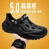 2025 Comercio Exterior Talla Grande Zapatos con Agujeros Sandalias de Verano para Hombre para Playa al Aire Libre Antideslizantes EVA Baotou Zapatos Transpirables para Vadear
