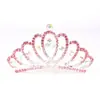 Nueva versión coreana de joyería para niños peine para el pelo corona accesorios para el pelo niñas diadema de pedrería horquilla de princesa AliExpress al por mayor