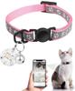 Coleira de posicionamento de código QR para cães e gatos, coleira de rastreamento anti-perda para Airtag, coleira para animais de estimação