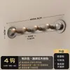 Gancho de pared estilo vintage sin taladro para colgar ropa, resistente, sin dejar marca, para baño y recibidor, para guardar bolsas y llaves