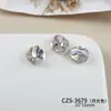 Decorações de Nail Art de Ovo de Pombo de Cristal, Strass de Unha Ovais Multifacetados Ultra Brilhantes de Luxo Leve, Acessórios de Maquiagem com Suporte de Leque