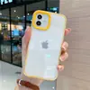 Funda transparente tres en uno para teléfono móvil para iPhone16/16Promax material de silicona suave anticaída cubierta protectora