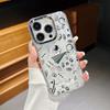 Funda Transparente de Astronauta para iPhone16 15PROMAX Luna Apple 14 Protección de Marco Electrochapado